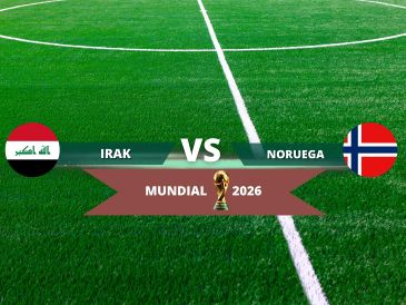 Irak intentará dar la sorpresa en su estreno mundialista, mientras que Noruega buscará respaldar las expectativas generadas por la generación que ha impulsado su regreso a la Copa del Mundo. ESPECIAL / CANVA