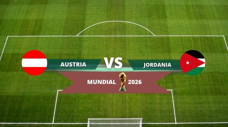 Austria y Jordania protagonizarán el último encuentro de la jornada del martes 16 de junio dentro de la Copa Mundial de la FIFA 2026. ESPECIAL / CANVA