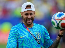 Neymar, de Brasil, sonríe antes del partido de la selección de su país ante Marruecos en el Mundial. AP / ARCHIVO