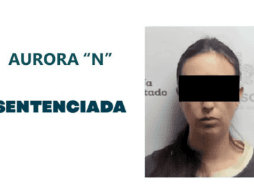 el 11 de junio se realizó la audiencia de individualización de sanciones, donde se le impuso a Aurora "N" una pena privativa de la libertad de 37 años. ESPECIAL / FISCALÍA DEL ESTADO DE JALISCO