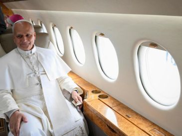 En el primer año de su pontificado, León XIV ha viajado además a Turquía y Líbano, a cuatro países africanos y al Principado de Mónaco. EFE/EPA/Vaticano