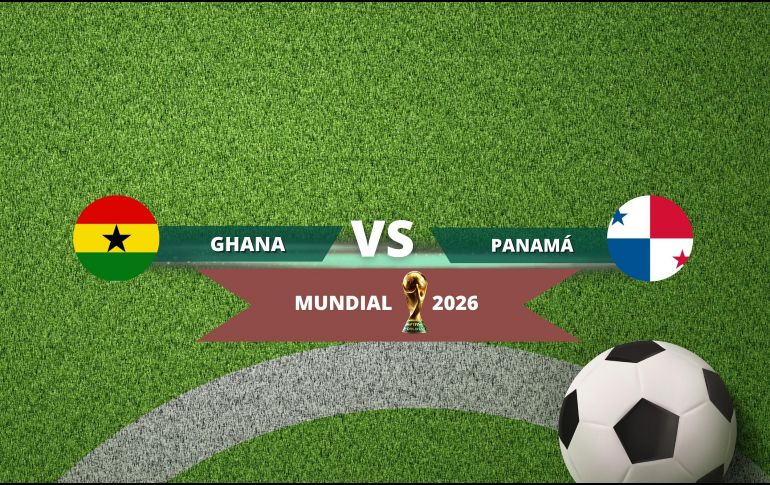 Ghana y Panamá iniciarán su camino en la Copa Mundial 2026 este miércoles 17 de junio a las 17:00 horas. ESPECIAL / CANVA