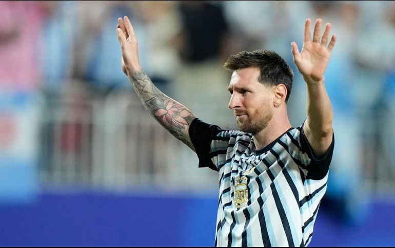 Messi anotó su gol 16 en Copas del Mundo e igualó la marca de Miroslav Klose. AP/C. Riedel