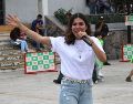 Mónica Magaña inició una ruta de actividades comunitarias para fomentar el deporte, la salud y el consumo local en Zapopan. CORTESÍA.