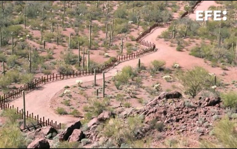 La reserva indígena comparte unos 1000 kilómetros de frontera con México. EFE / Nación Tohono O'odham