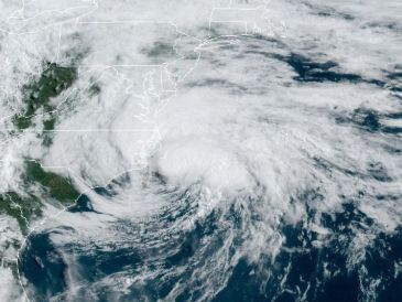 "Arthur" fue la primera tormenta tropical de la temporada del Atlántico 2026. EFE/NHC