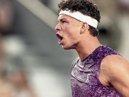 Ben Shelton. El estadounidense continúa como una de las figuras más sólidas rumbo a Wimbledon. AFP