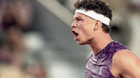 Ben Shelton. El estadounidense continúa como una de las figuras más sólidas rumbo a Wimbledon. AFP