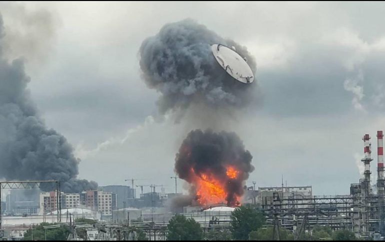 En la región de Moscú se han presentado lluvias de combustible a causa de los nubarrones creados por los incendios. EFE/Telegram de Sotavision