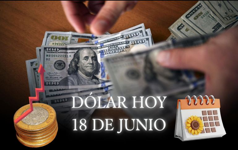 La cotización del par dólar-peso mexicano muestra que el mercado cambiario se ha mantenido dentro de un rango estable; sin embargo, el comportamiento muestra una ligera ventaja para el dólar, que ha ganado frente al peso mexicano. ESPECIAL / AFP y CANVA
