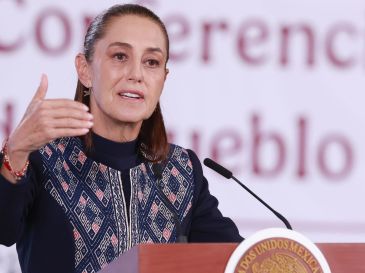 La Mandataria sostuvo que México mantiene la visión de que en España debe reconocerse la grandeza cultural mexicana. EFE/M. Guzmán