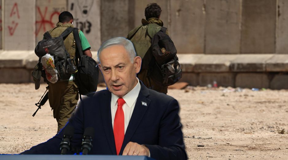 Soldados israelíes en la frontera de Líbano. EFE / EPA / ATEF SAFADI