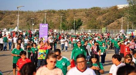 La recomendación para quienes asistirán al México vs Corea del Sur es revisar con anticipación los artículos que llevarán al encuentro y acudir únicamente con lo indispensable. EL INFORMADOR / J. Acosta