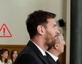 Lionel y Jorge Messi en una audiencia en Barcelona.NTX / ARCHIVO