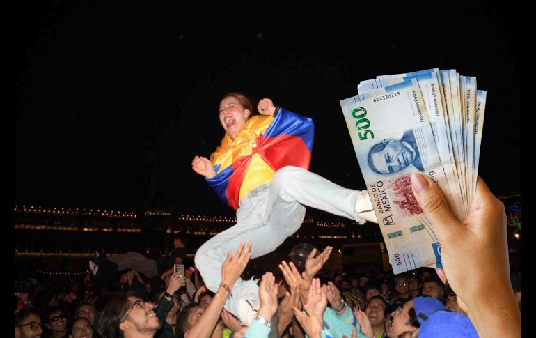 Tan solo en una semana, esto ha generado el Fan Fest en el Zócalo de la Ciudad de México. SUN / ARMM