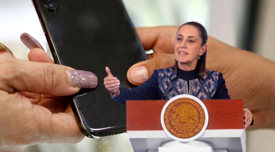 Sheinbaum resaltó la importancia de registrarse para que los números de teléfono y los chips estén asociados a la identidad de una persona. EL INFORMADOR / ARCHIVO / SUN / H. Salvador