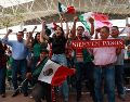 Mery Pozos acompañó a más de mil personas que se reunieron para apoyar a la Selección Mexicana, ESPECIAL