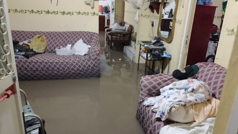 &nbsp;Inundación en vivienda de Ameca. ESPECIAL / Protección Civil Jalisco