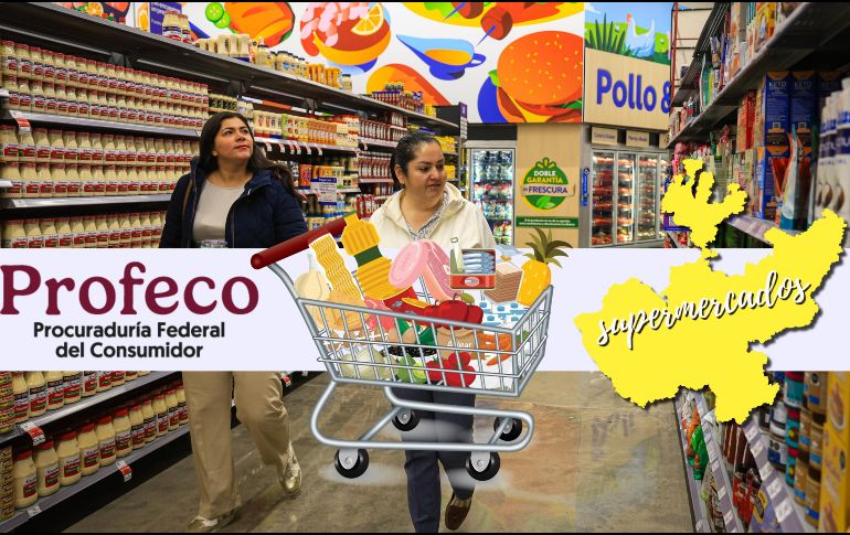 En este supermercado encuentras los precios más altos de todo el estado para adquirir la Canasta Básica; se encuentra en Guadalajara. EL INFORMADOR / ARCHIVO
