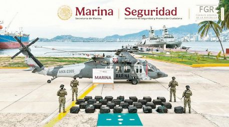 Con lo incautado se evitó que más de seis millones de dosis de droga salieran a las calles. ESPECIAL