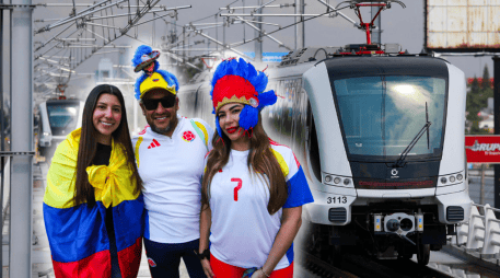Por el partido mundialista entre Colombia y RD Congo, el Tren Ligero de Guadalajara extenderá su horario. EL INFORMADOR/J. Acosta ESPECIAL/Gobierno de Jalisco