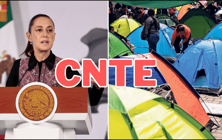 Sheinbaum comparó la situación de la CNTE con otros movimientos sociales y estudiantiles. SUN / ARCHIVO / EFE / J. MÉNDEZ