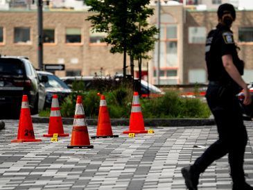 El ataque en Montreal, Canadá, se produjo este pasado lunes por la mañana en las inmediaciones del hotel Hilton Garden Inn, en el oeste de Montreal. Christopher Katsarov/The Canadian Press/AP