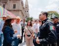 Verónica Delgadillo reiteró el llamado para que los tapatíos hagan suyo el espacio público y convivan con orden. ESPECIAL