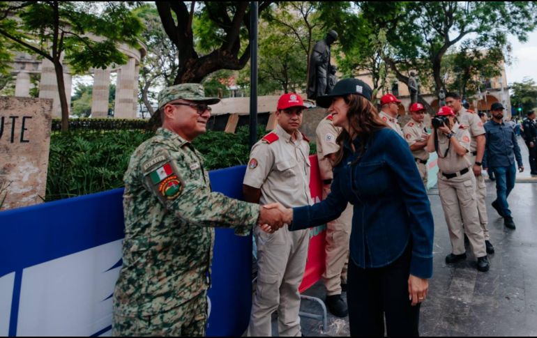 Verónica Delgadillo reiteró el llamado para que los tapatíos hagan suyo el espacio público y convivan con orden. ESPECIAL
