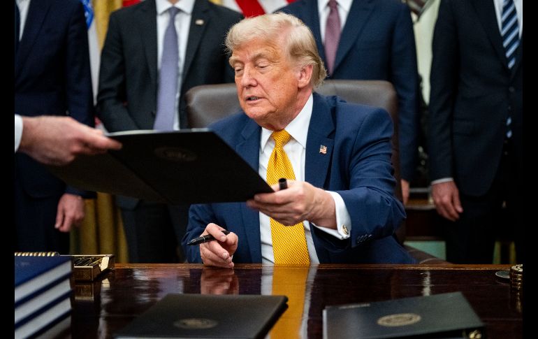 La salud de Donald Trump ha sido objeto de atención pública en los últimos meses. EFE/B. Cash