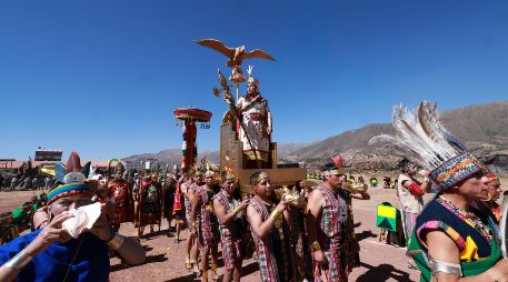 El Inti Raymi, o 'Fiesta del Sol', era la ceremonia religiosa más trascendental del Tahuantinsuyo. EFE /  Ministerio de Justicia y Derechos Humanos de Perú