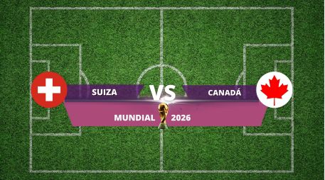 Suiza y Canadá disputarán un encuentro clave para definir el primer lugar del Grupo B en la Copa del Mundo 2026. ESPECIAL / CANVA