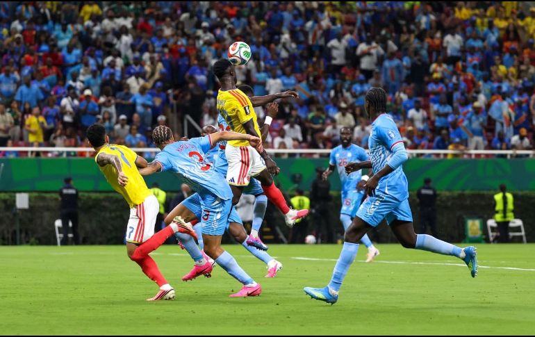 Colombia dominó gran parte del encuentro y encontró el gol tras insistir durante 76 minutos. EL INFORMADOR/ A. NAVARRO.
