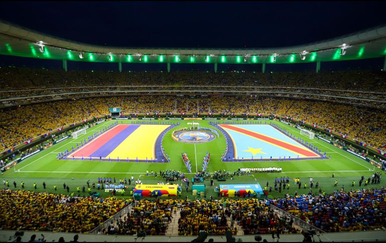 Colombia dominó gran parte del encuentro y encontró el gol tras insistir durante 76 minutos. EL INFORMADOR/ J. ACOSTA.
