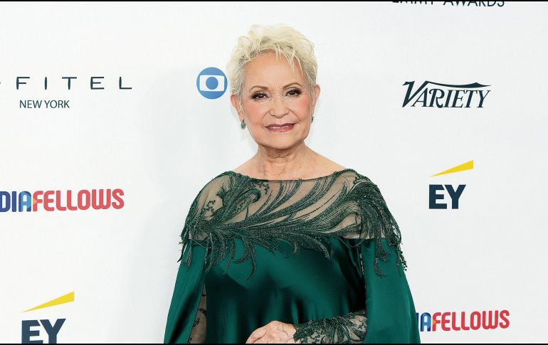 Adriana Barraza. Foto de la actriz durante su asistencia a la edición 52 los Premios Emmy Internacionales, en 2024. AFP/ D. Dipasupil