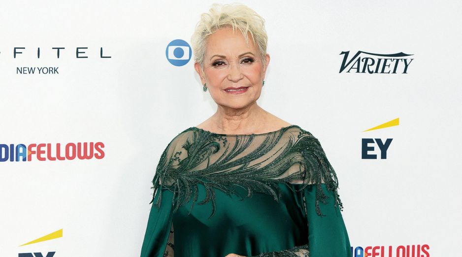 Adriana Barraza. Foto de la actriz durante su asistencia a la edición 52 los Premios Emmy Internacionales, en 2024. AFP/ D. Dipasupil