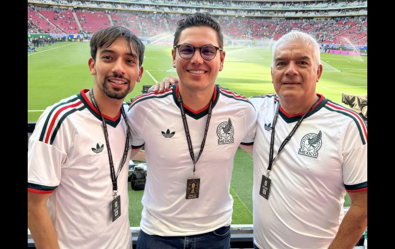 Emilio Aceves, Brando Angulo y Miguel Aceves. GENTE BIEN JALISCO / Revista del 26 de junio 2026