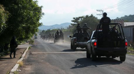 Los pistoleros formaban parte de un grupo de al menos 12 sicarios que fue descubierto por los guardias nacionales en Jujutacato. EFE/ARCHIVO