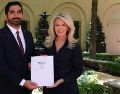 En su reunión con Crowley, Lazzeri apostó por la "cooperación constante" entre México y Estados Unidos. X/robertolazzeri