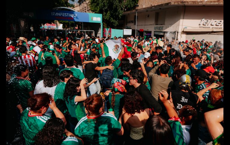 Las personas no fueron detenidas, aunque sí fueron excluidas del espacio. ESPECIAL/Gobierno de Guadalajara