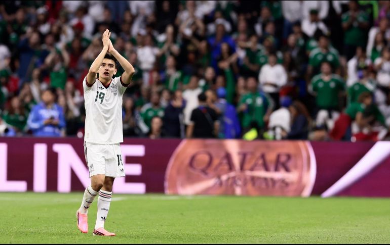 Gilberto Mora es el jugador mexicano más joven en jugar en una Copa del Mundo. EFE/J. Méndez