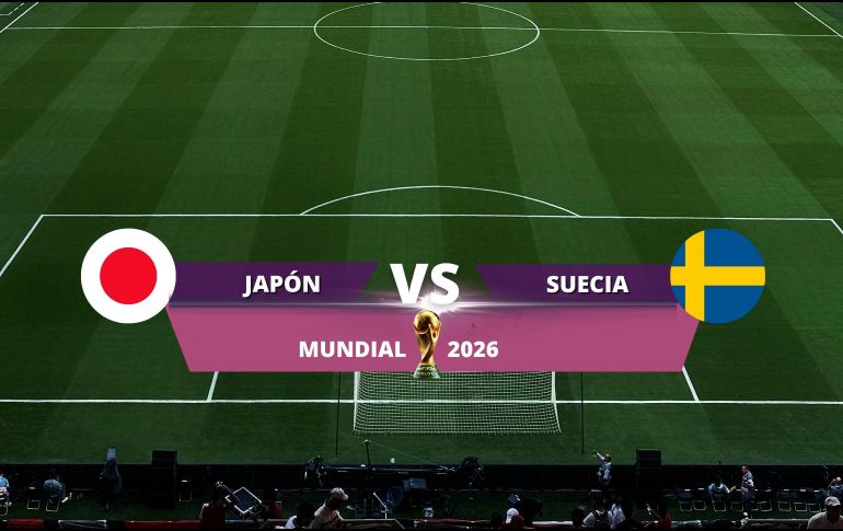 Japón y Suecia definen su futuro en el Grupo F del Mundial 2026. ESPECIAL / CANVA