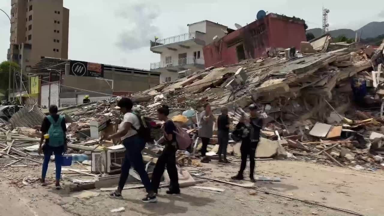 Venezuela reporta 188 muertos tras doblete sísmico