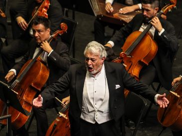 Plácido Domingo se presentó este jueves en el Conjunto Santander frente a mil 600 personas. EL INFORMADOR / A. NAVARRO