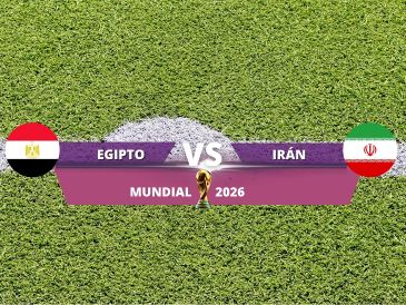 Egipto e Irán se enfrentan en el Estadio Seattle durante la tercera fecha del Grupo G del Mundial 2026. ESPECIAL / CANVA