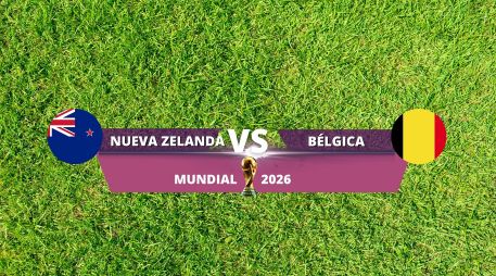 Nueva Zelanda y Bélgica se enfrentan en el Estadio Vancouver por la tercera fecha del Grupo G del Mundial 2026. ESPECIAL / CANVA
