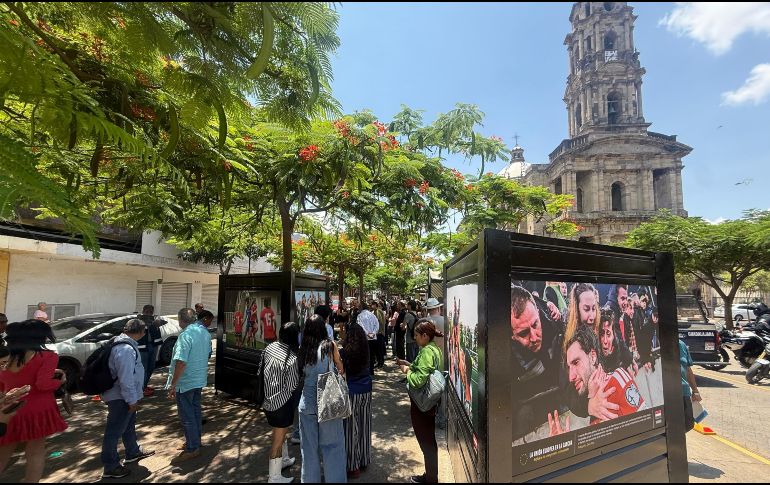 La exhibición forma parte de un recorrido por las tres sedes mundialistas del país. EL INFORMADOR / H. NAVARRO