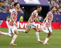 Croacia finalizó segunda en la llave con 6 puntos, uno menos que Inglaterra, y dos más que Ghana. EFE/ W. OLIVER.