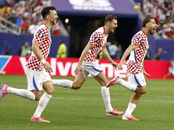 Croacia finalizó segunda en la llave con 6 puntos, uno menos que Inglaterra, y dos más que Ghana. EFE/ W. OLIVER.