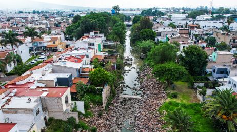 Hay cuatro mil casas en riesgo por lluvias en Guadalajara